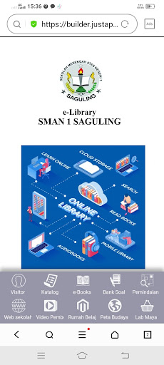 e-Library SMAN 1 Saguling