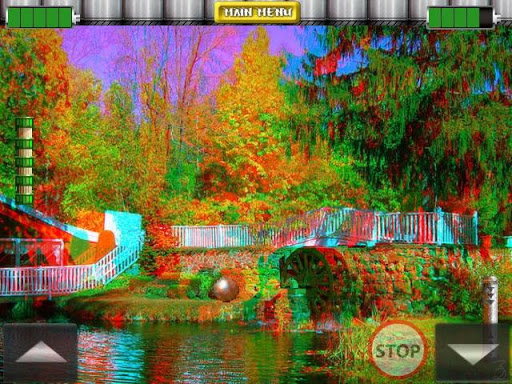 Ping pong - anaglyph 3D