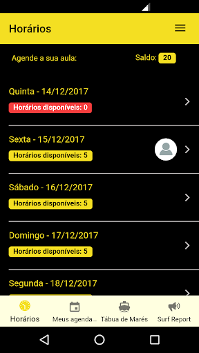 Android application Team Bispo screenshort