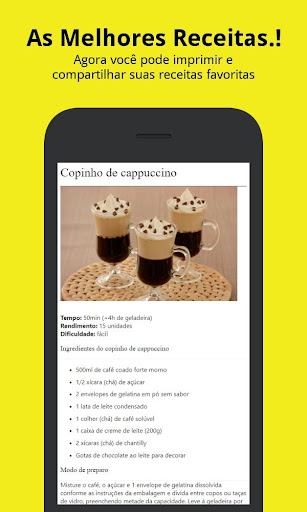 Receitas de Cappuccino