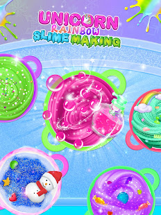 Unicorn Rainbow slime maker apkdebit screenshots 11