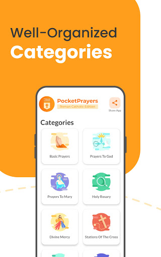 Android application PocketPrayers: Ask Seek Knock! screenshort