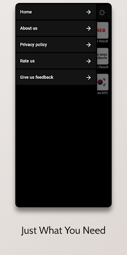 Android application Result Nepal screenshort