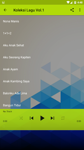 Android application Lagu Nasional Pendidikan Dasar screenshort