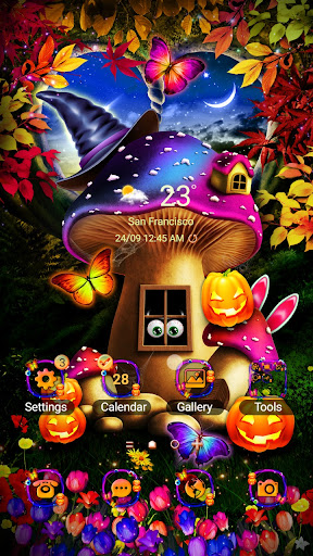 Android application Fantasy Halloween - Wallpaper screenshort