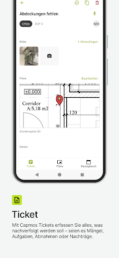 Capmo Baumanagement App Screen 3