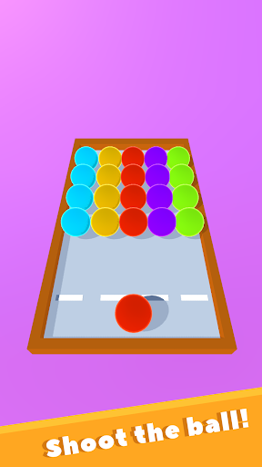 Android application Color Ball Match 3D screenshort