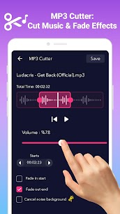 قص الصوتيات AudioApp MP3 Cutter Pro برو 1