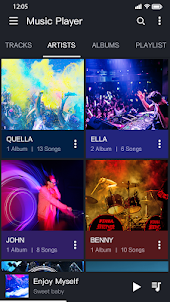 Music Player - Colorful Themes