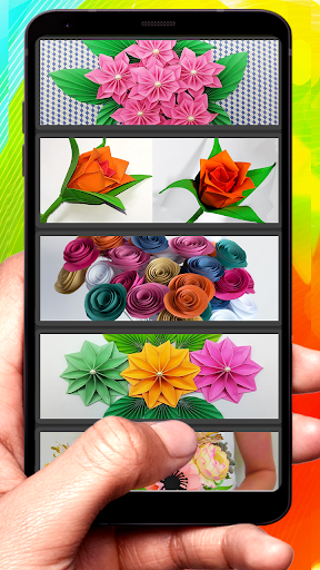 DIY Paper Flowers Idea Screen 3