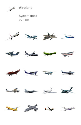Android application Aviation Stickers For WhatsApp screenshort
