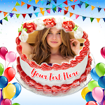 Cover Image of Download Birthday Cake Photo Frames wit  APK