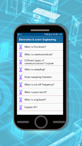 Electronics and telecom guide Screen 3