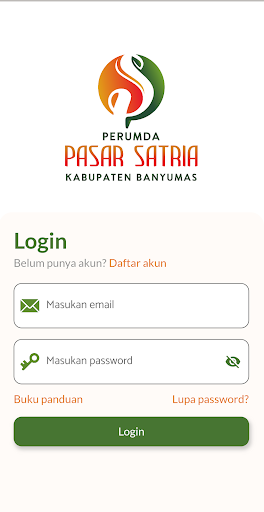Android application Pasar Satria screenshort