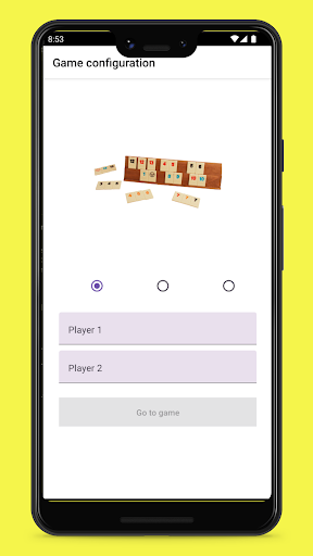 Android application Okey Score Calculation screenshort