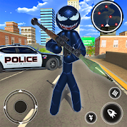 Top 45 Action Apps Like Spider Stickman Rope Hero - Black Hero Vice Town - Best Alternatives