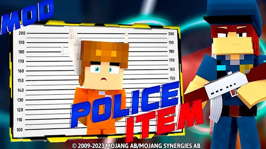 Police Items Mod for Minecraft