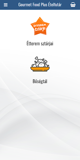 Android application Gourmet Food Plus Ételfutár screenshort