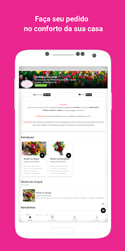 Android application Floricultura Crys Artes screenshort