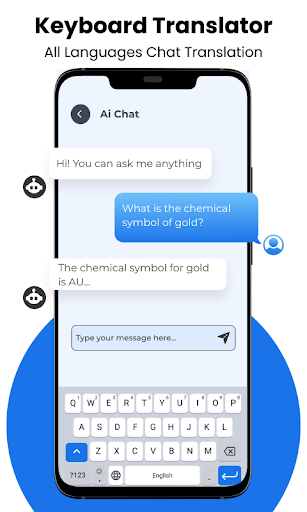 Screenshot of Translator Keyboard All Chats