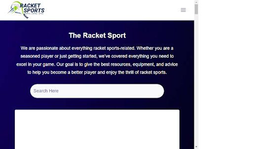 Racket Sports Info