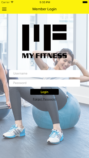 Android application My Fitness screenshort