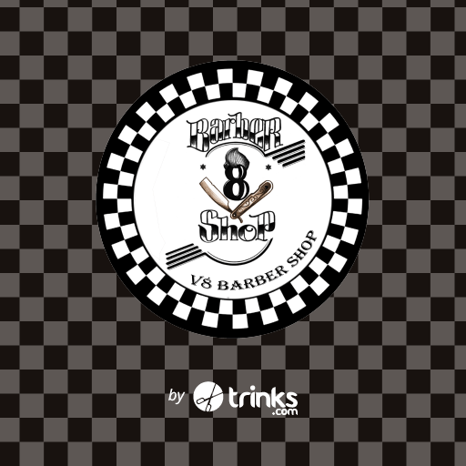 V8 Barbearia logo