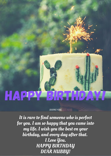 Happy Birthday Hubby