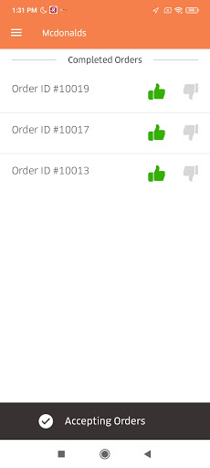GrubUP Partner App Screen 3