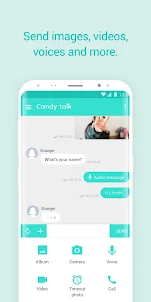 Candy Talk - Zufälliger Chat