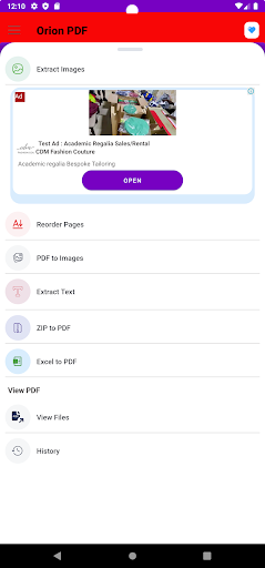 Orion PDF Screen 3