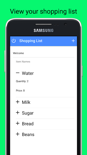 ShopperLists Screen 3