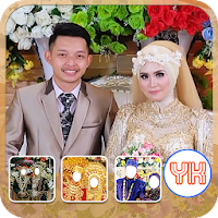 Hijab Wedding Couple Photo Editor