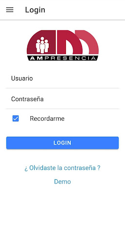 Android application AM Presencia screenshort