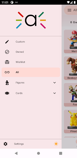 Android application Amiibo Network screenshort
