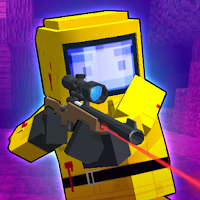 Battle Gun 3D - Pixel Block Fight стрелялки онлайн