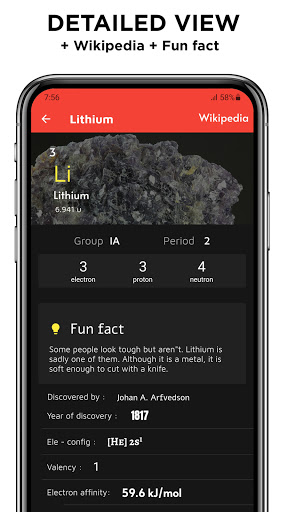 Periodic table app 2022