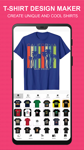 Android application T-shirt Design Maker : Logo screenshort