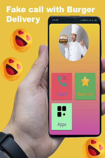 Burger delivery fake call Screen 2