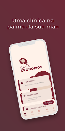 Android application Clínica Casa Cronópios screenshort