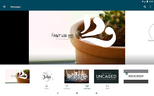 Screenshot of Hillside Christian Church