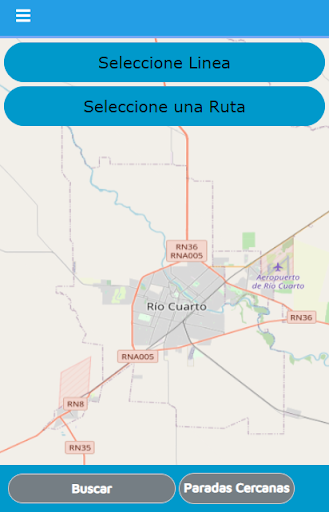 Android application Rio Cuarto Bus screenshort