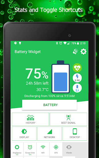Battery Widget & Signal Finder 7