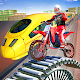 Tricky Bike Stunt vs Train