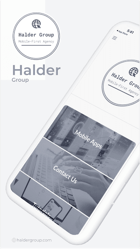 Android application Halder Group screenshort