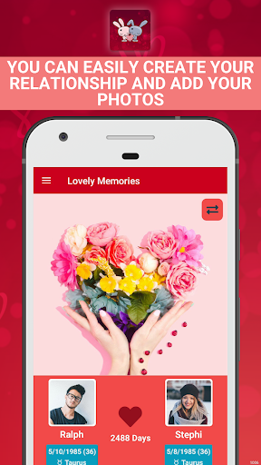 Android application Lovely memories screenshort