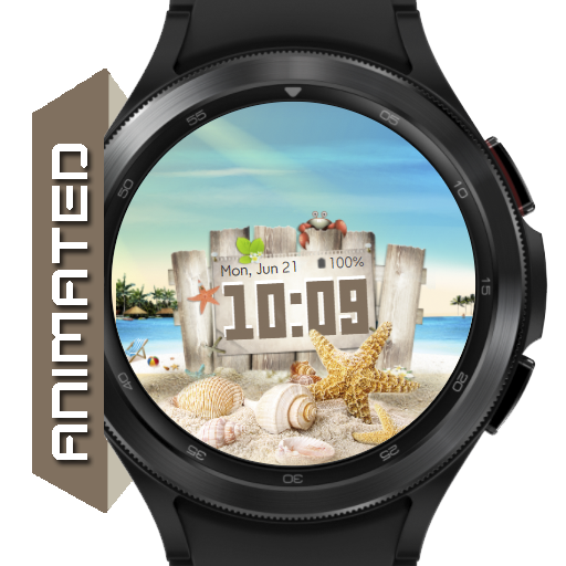 Watch Face Wear OS Beach logo