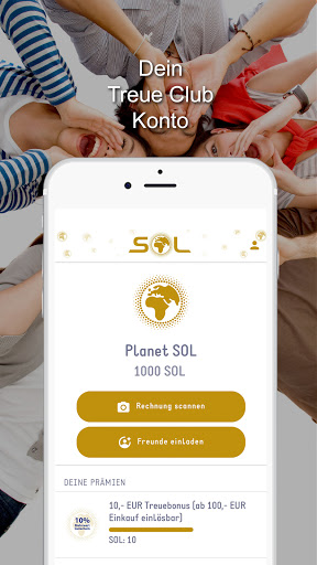 Android application Planet SOL Pay screenshort