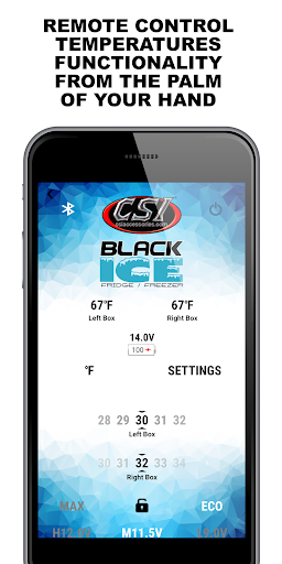 CSI Black Ice Refrigerator Fre Screen 2