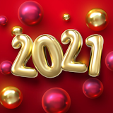 happy new year 2021 greeting messages icon